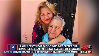 Family of COVID-19 patient who died speaks out