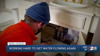 Green Country plumbers repair frozen pipes