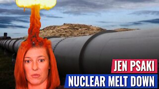JEN PASKI HAS NUCLEAR MELT DOWN OVER REPORTERS ASKING ABOUT BIDEN CANCELLING AMERICAN OIL PIPELINE