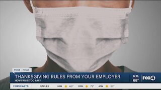 Thanksgiving rules from your employer