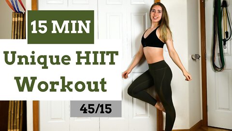 15 MIN UNIQUE HIIT WORKOUT - Not your average moves / 45 sec on 15 off | Selah Myers