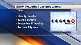 $80M Powerball jackpot winner to be revealed