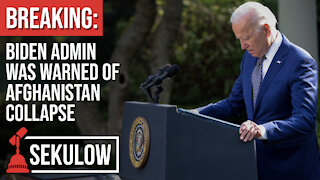 BREAKING: Biden Admin Was Warned of Afghanistan Collapse