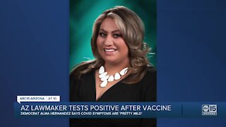 Arizona lawmaker tests positive for COVID after vaccine
