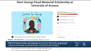 UArizona George Floyd Memorial Scholarship petition
