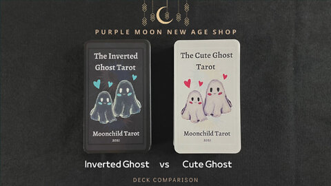 Inverted Ghost Tarot VS Cute Ghost Tarot 可愛鬼塔羅負片版 VS 可愛鬼塔羅