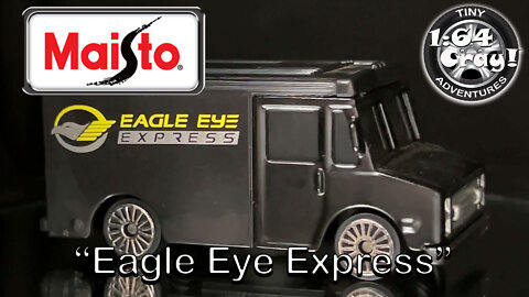 “Eagle Eye Express” Panel Van in Black- Model by Maisto