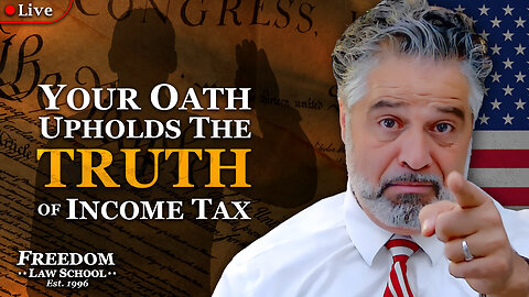 You took an Oath to defend the U.S. Constitution. Does that affect you paying income tax?