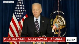 Biden Uses Deadly Tornado To Push Climate Change