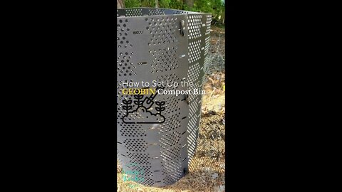 How to Assemble the GEOBIN Compost Bin (made in the USA compost bin)