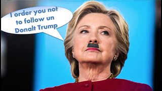 Hitlery Clinton Fuhrerious About Trump Supporters (host K-von laughs)