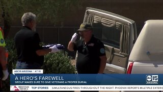 A hero's farewell