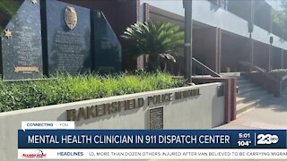 Mental health clinician in 911 dispatch center