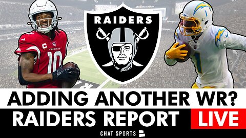 Raiders Live: DeAndre Carter or Hopkins, which WR is in Las Vegas?