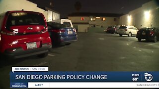 San Diego Parking Requirement policy changes