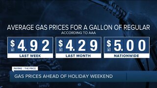 Gas prices remain at record highs heading into holiday weekend