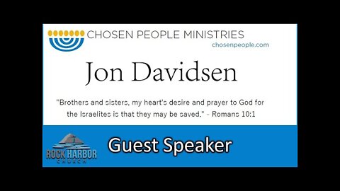 Sunday Sermon - Jon Davidsen: The Blood, Resurrection, & Holy Spirit, Relating to the Spring Feast