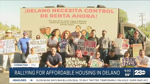 Rallying for affordable housing in Delano