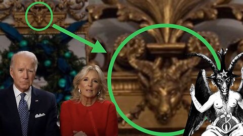 White House has Baphomet Head for Christmas Decoration