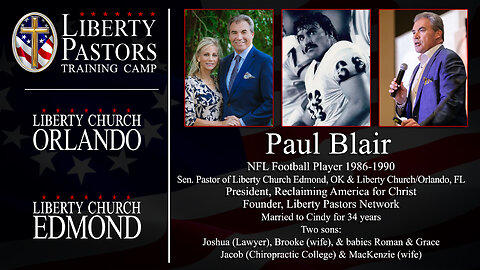 Liberty Pastors: Paul Blair on Next Steps