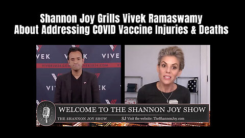 MUST WATCH: Shannon Joy Grills Vivek Ramaswamy About Addressing COVID Vaccine Injuries & Deaths