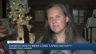 Church hosts week-long 'living nativity'