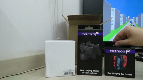 Fosmon Playstation 4 (PS4) and Nintendo Switch Chargers