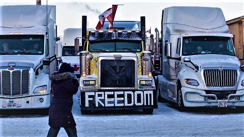LIVE CONVOY IN OTTAWA - FRIDAY CANADA EXPOSING TYRANNY 2022 Truckers For Freedom STATE Of EMERG