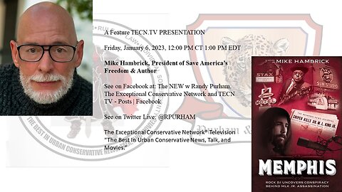 Special guest: Mike Hambrick, President of Save America's Freedom & Author