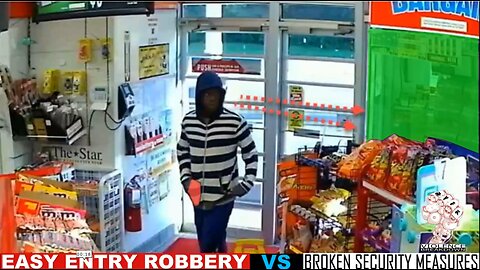 Gas station robbery | Robber Locked in | Real Violence For Knowledge