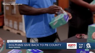 Dolphins give back to Palm Beach County