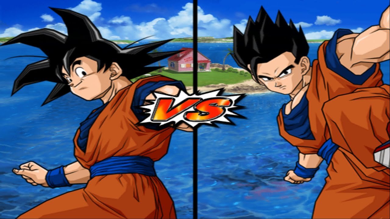 DBZ Budokai Tenkaichi Goku End VS Ultimate Gohan