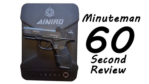 Ainiro Portable Gun Safe Minuteman Review #shorts