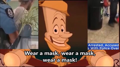 Wear a mask parody of "Be Our Guest"