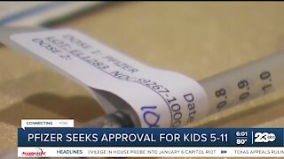 Pfizer seeks approval for kids 5-11