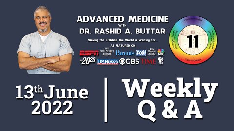 Dr Rashid A Buttar | Weekly Q & A, June 13, 2022