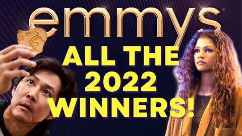 PRIMETIME EMMYS 2022 - ALL THE WINNERS | Succession, Zendaya, Ted Lasso, Squid Game, and more!