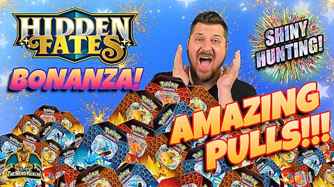 Hidden Fates Bonanza! *So Many Amazing Pulls!* Mass Opening | Shiny Hunting | Pokemon Cards Opening!