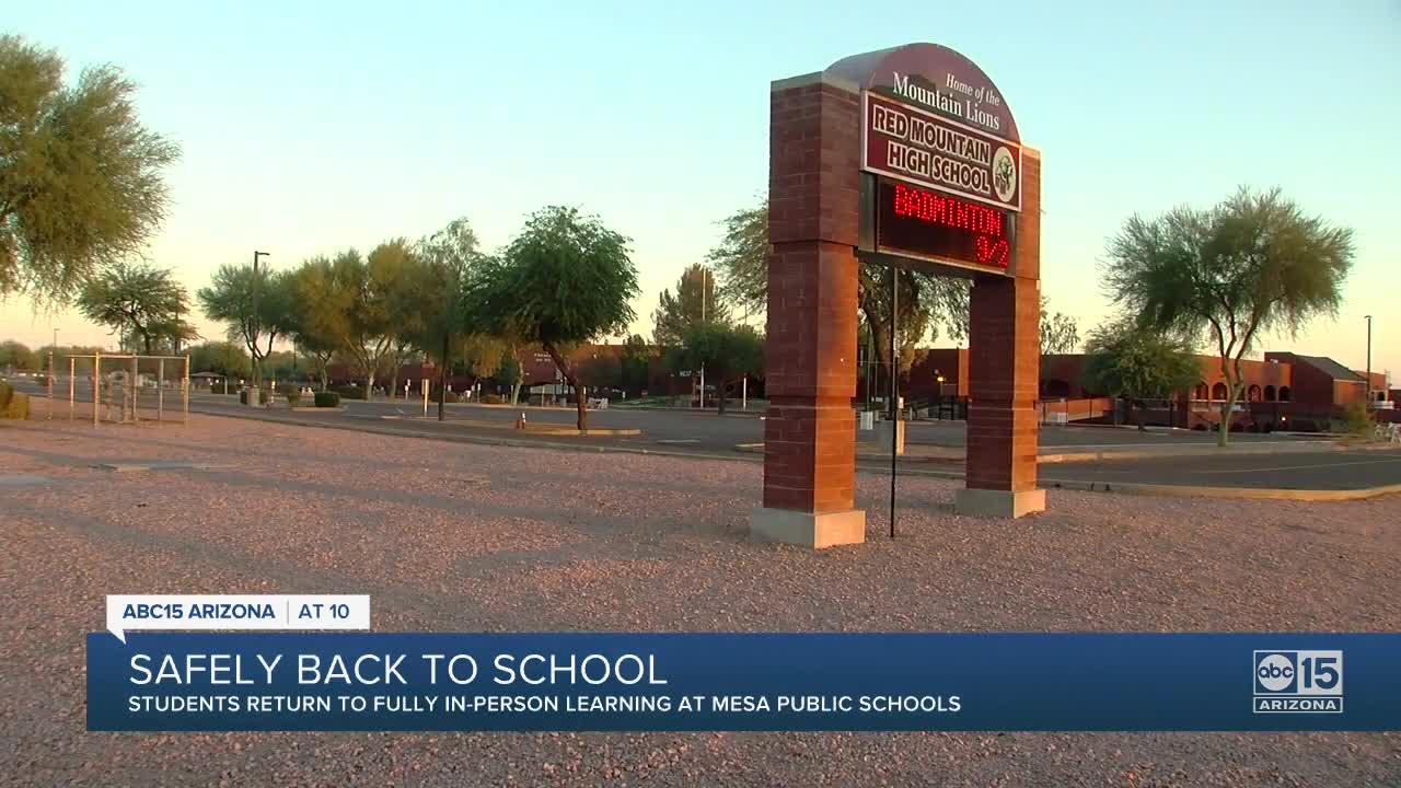 Students return to fully inperson learning at Mesa Public Schools