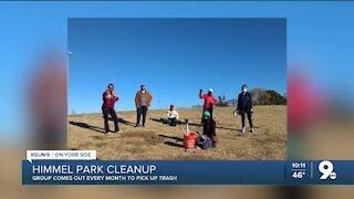 Volunteers clean up Himmel Park