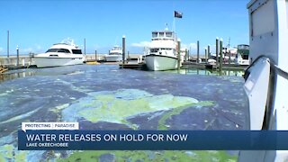 U.S. Army Corps holding off on water releases from Lake Okeechobee
