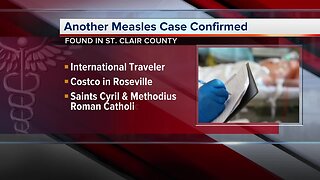 Another measles case confirmed in St. Clair County