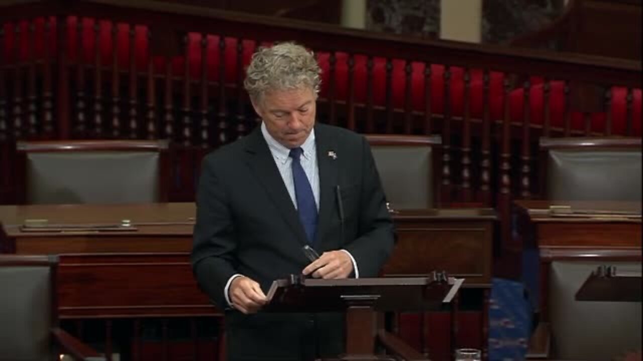 Sen. Rand Paul: $500 Tax to Every American Income Taxpayer Would Pay for This