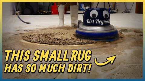 Flooded Rug Heavy With Dirt | Satisfying ASMR Carpet Cleaning Video