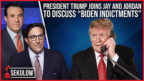 President Trump Joins Jay and Jordan to Discuss “Biden Indictments”