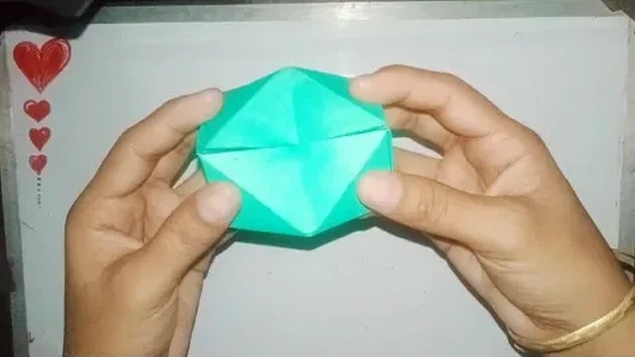 Easy Origami Magic Transforming Flexahedron