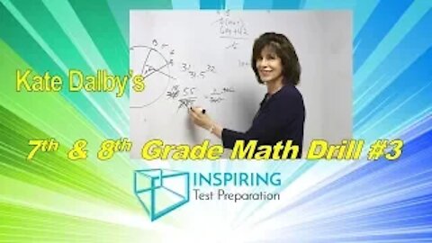 7th & 8th Grade Math Drill #3