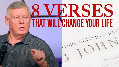 8 Verses That Will Change Your Life! - Terry Mize TV
