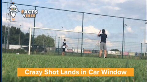 Crazy Shot Lands in Car Window