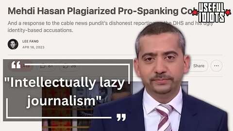 Mehdi Hasan Exposed for Plagiarism by Lee Fang